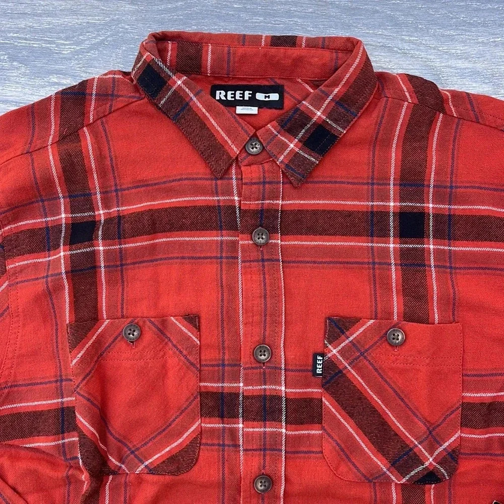 Reef Men's Vaughn LS Flannel Woven - Picture 4 of 7